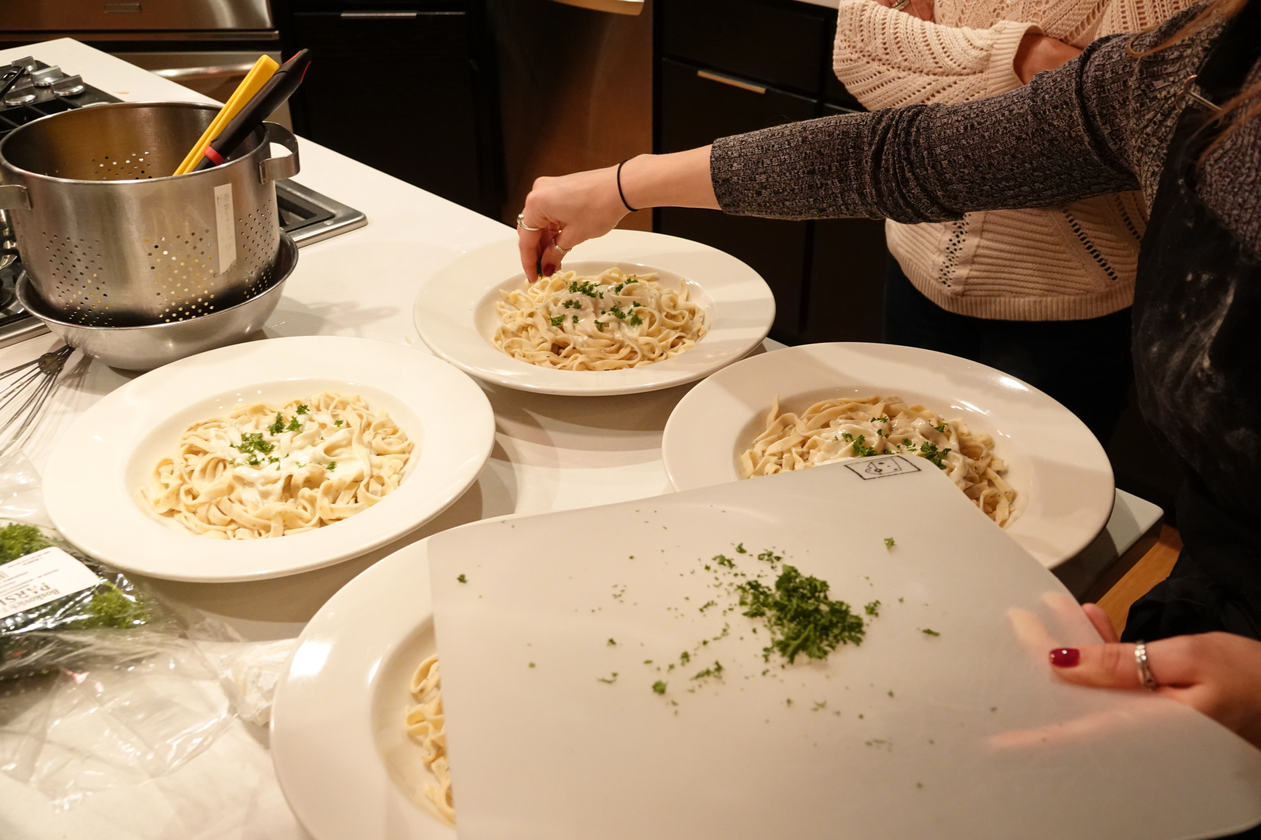 Lemon Cream Fettuccine