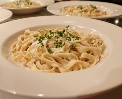 Lemon Cream Fettuccine