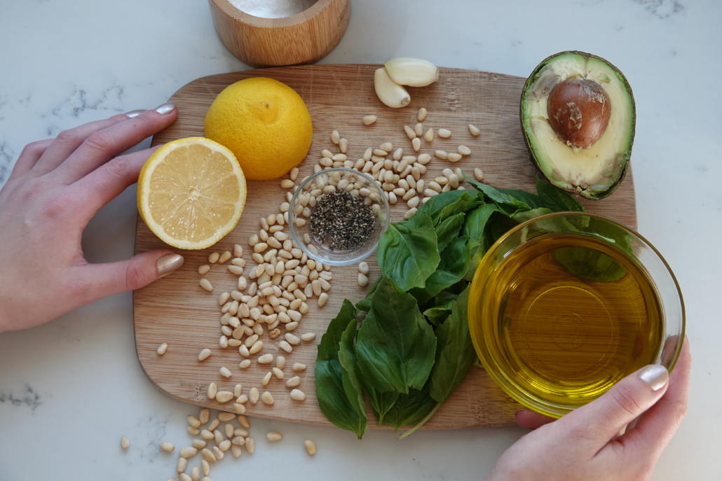 Avocado Pesto Pasta