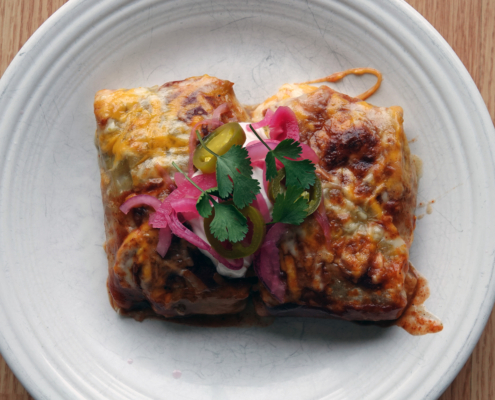 Plantain Enchiladas